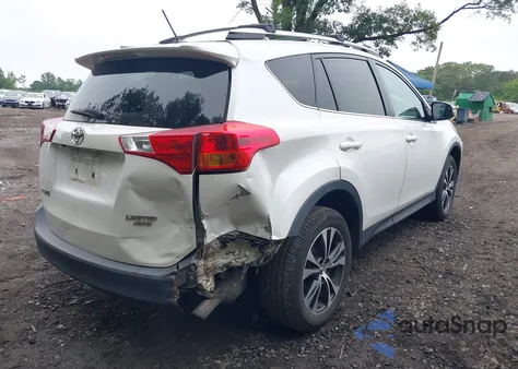 2015 Toyota Rav4 Limited из США, поврежденный, VIN 2T3DFREV4FW260849